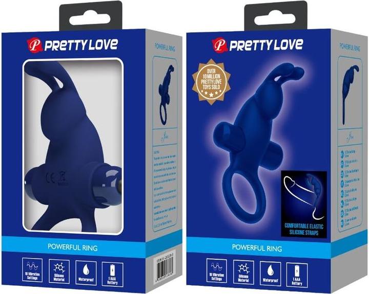 Produktbild Pretty Love Jiro Kaninchenring Mit Vibration Blau