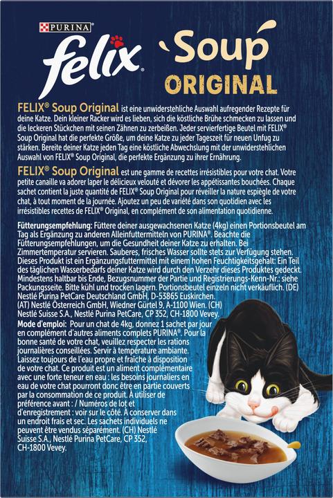 Produktbild Felix Soup Geschmacksvielfalt vom Land (Adult, 6 Stk., 288 g)