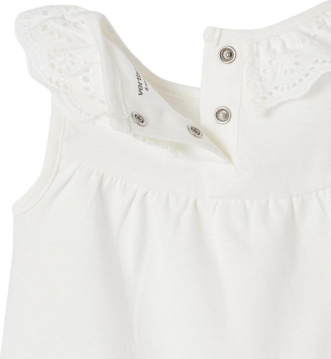 Actual product image Vertbaudet Festliches Mädchen Baby Top mit besticktem Volantkragen (98)