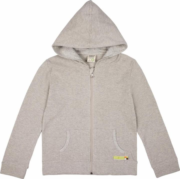 Produktbild loud + proud Kapuzenjacke Waffelstruktur (158)