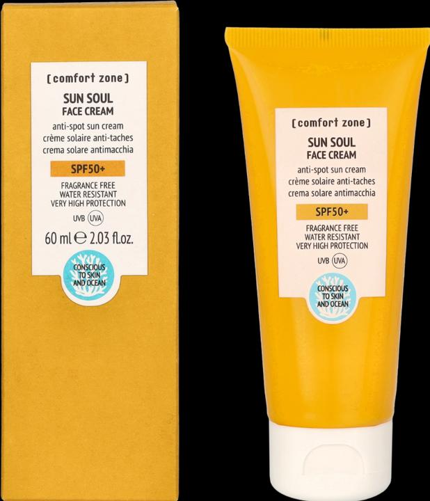 Actual product image Comfort Zone Sun Soul (Suntan cream, SPF 50+, 60 ml)