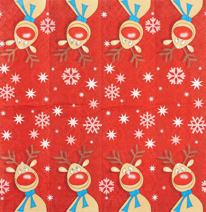Actual product image Paper + Design Red nose handkerchiefs