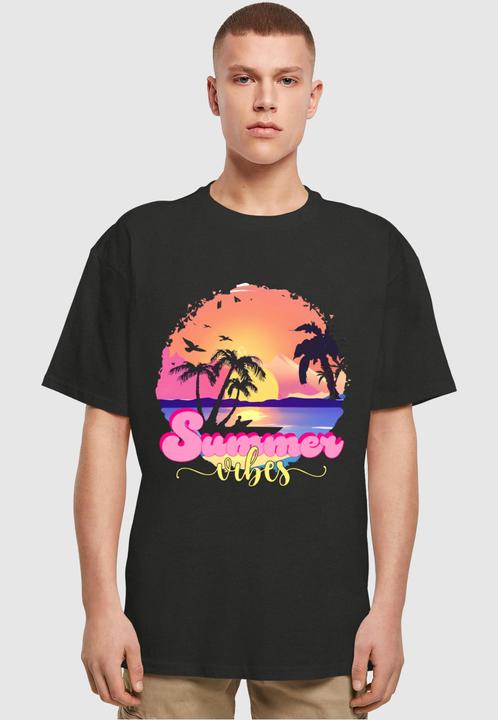 Actual product image Merchcode Summer Vibes Sunset Heavy Oversized Tee - 117175 (M)