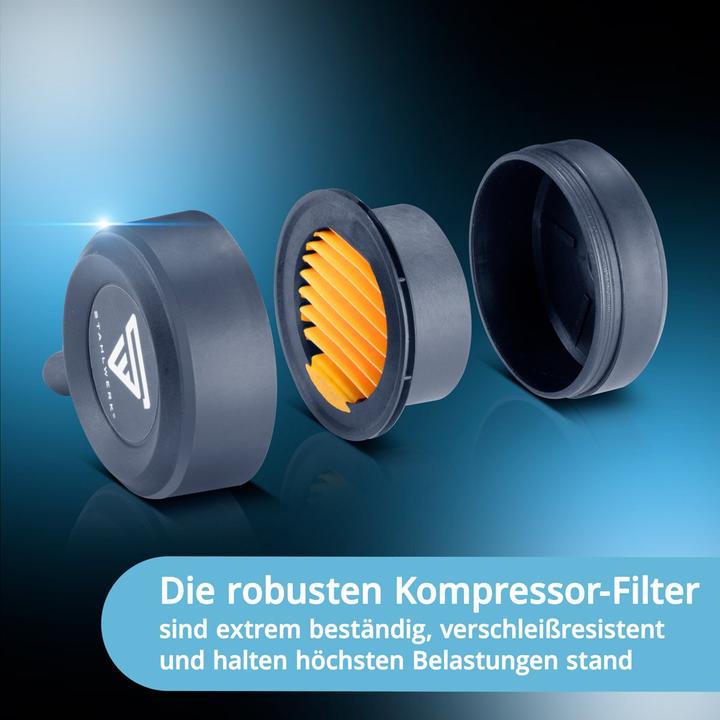 Actual product image Stahlwerk Compressor 10 bar 2.1 hp 1.6 kW 210 l/min 10 l air compressor (10 bar, 10 l)