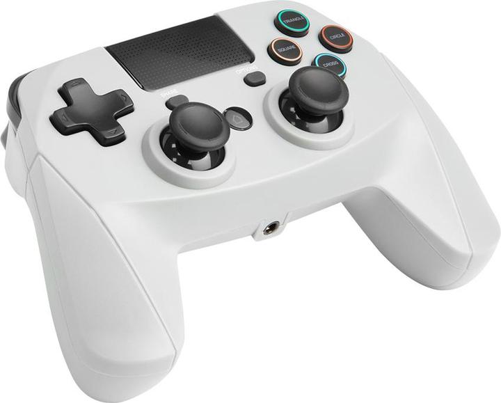 Actual product image Snakebyte Pad 4 S Wireless PS4 Controller - gray orange (PC, PS4)