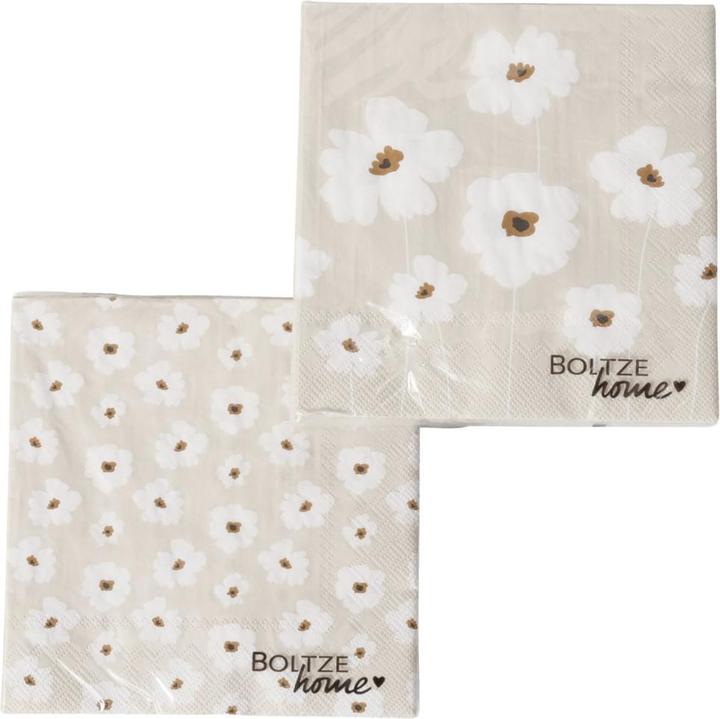 Actual product image Boltze Home Servietten Canea sort 20PA (20 x)