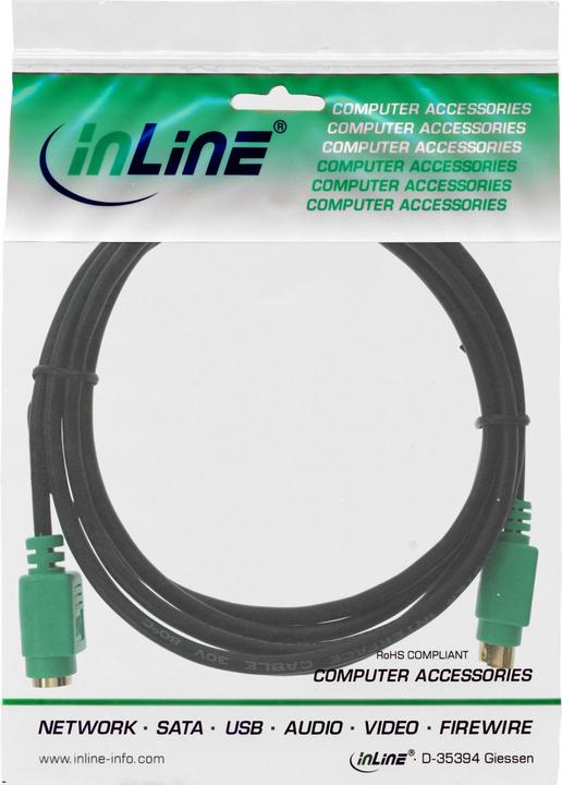 Produktbild InLine PS/2 Verlängerung (2 m, PS/2)