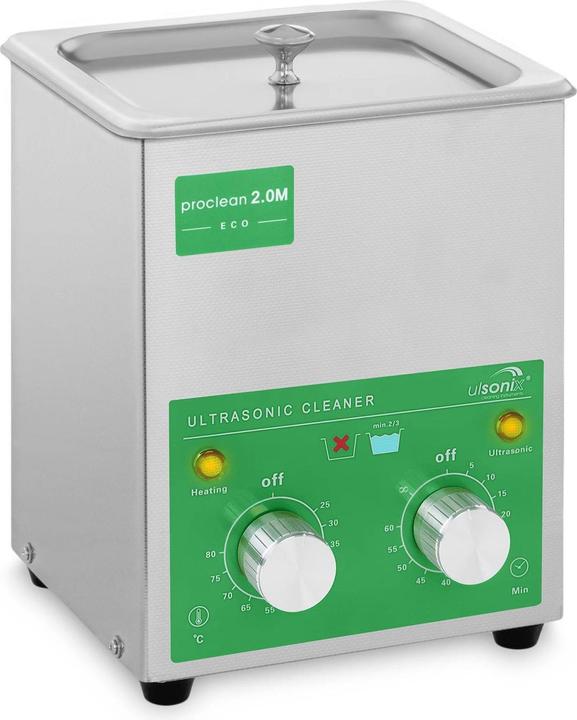 Actual product image Ulsonix Ultrasonic Cleaner - 2 Litres - 60 W - Basic Eco (40 kHz, 2000 ml)