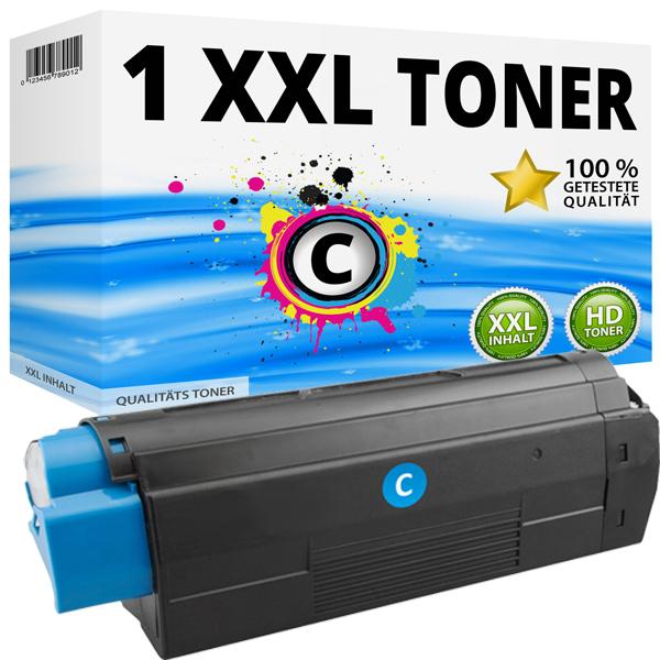 Image du produit Druckfuxx 1x XXL TONER Cyan für OKI Data C5400 C5400 DN C5400 N C5400 TN C5400 D