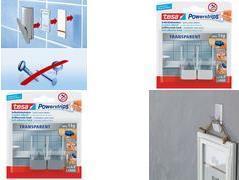 Actual product image tesa Powerstrips Transparent Hooks