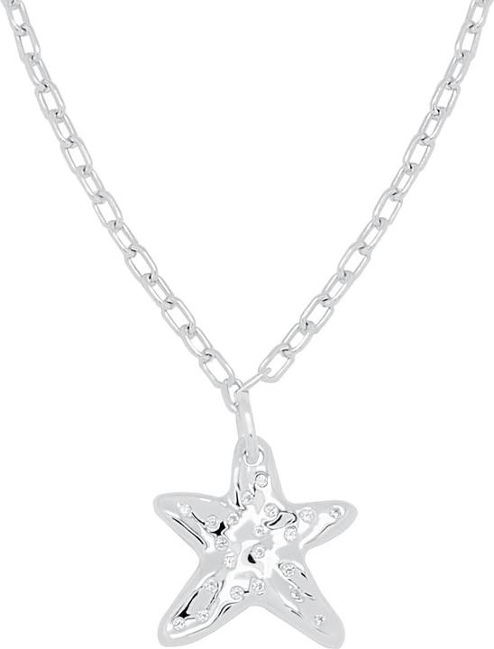 Candy Halskette Lucky Seestern, 925 Sterling Silber (925 Sterling Silber, 925er Sterlingsilber, 42 - 45 cm)