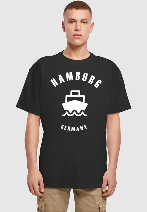 Actual product image Merchcode Hamburg X Heavy Oversize Tee-BY102 - 113151 (M)