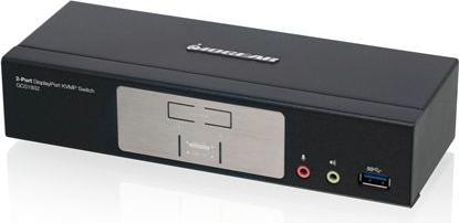 Actual product image Iogear 2-port DisplayPort 1.2