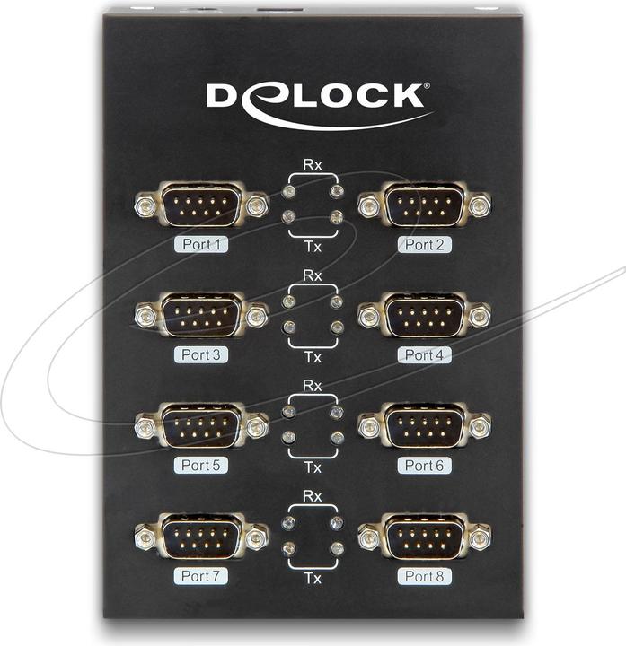 Actual product image Delock 61860 USB 2.0 to 8 x Serial Adapter (0.10 m)