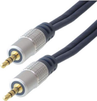 Shiverpeaks sp-PROFESSIONAL Câble audio 10 m 3.5mm bleu (10 m, Jack 3,5 mm (AUX))
