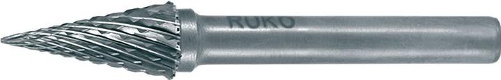Produktbild Ruko Frässtift SKM Ø 10 mm Kopflänge 20 mm Schaft-Ø 6 mm Hartmetall Blank Verzahnung KVZ 4