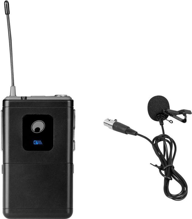 Omnitronic UHF-E series pocket transmitter 527.5MHz + lavalier microphone