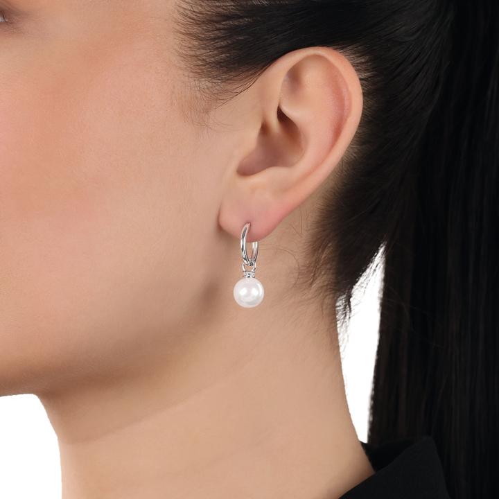 Immagine prodotto Amor Ciondoli da donna, argento Sterling 925, zirconi sintetici, perla conchiglia (Argento 925)