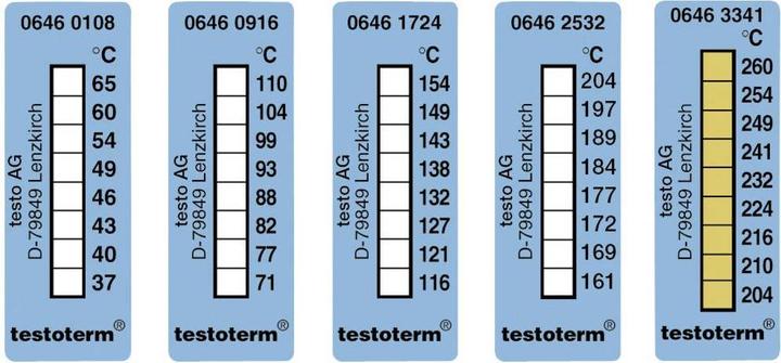 Produktbild Testo Temperaturmessstreifen Temperatur Messstreifen 50 x 18 mm