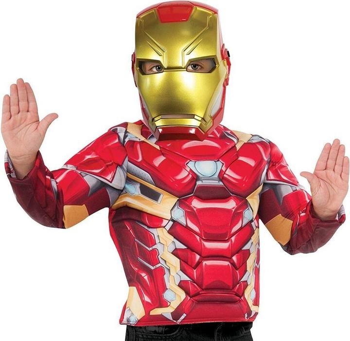 Actual product image Rubies Iron Man Muskelshirt Kostümset (One size)
