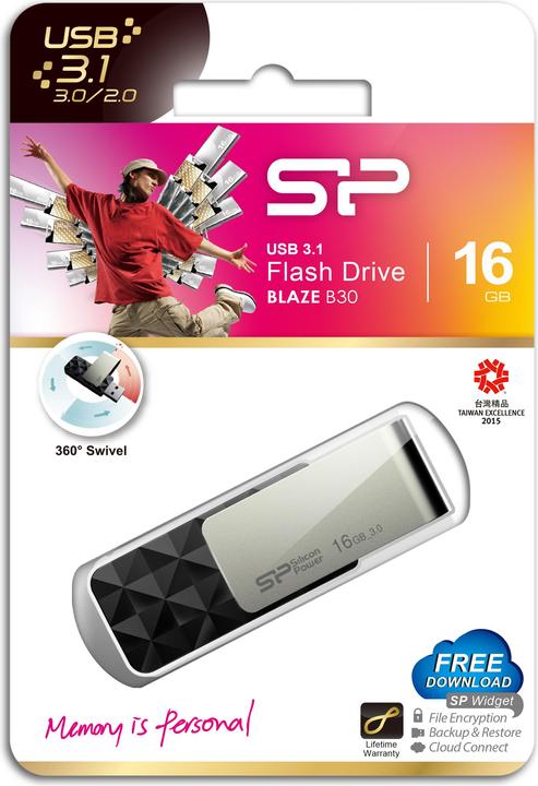 Actual product image Silicon Power Blaze B30 (16 GB, USB-A)