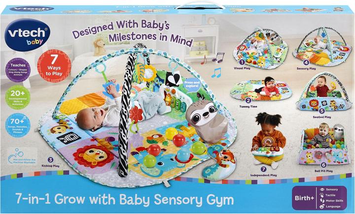 Actual product image VTech 550003 7-in-1 Grow with Baby Sensory Gym