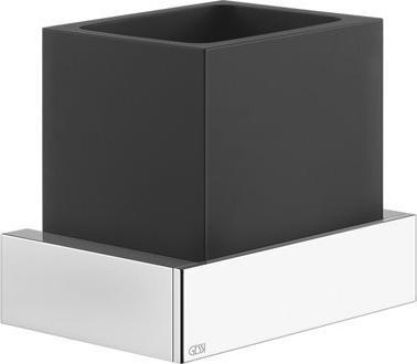 Image du produit Gessi Accessoires Rettangolo Porte-verre mural, gobelet noir, 20808