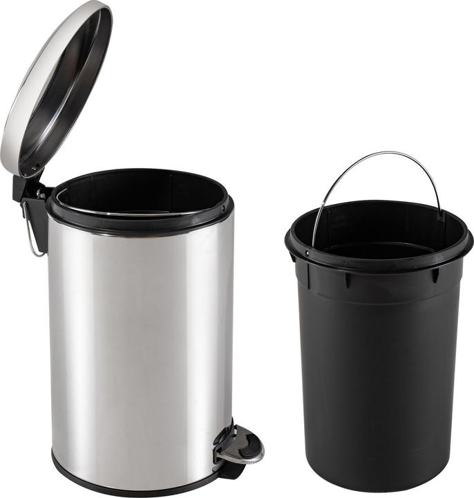 Produktbild HTI-Living Mülleimer 12 Liter Silber Jannik (12 l)