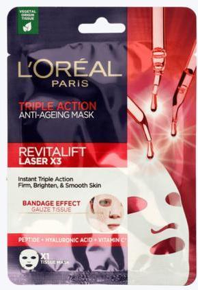 L'Oréal Paris L ÌOréal - Revitalift Laser X3 Cream-Mask - Anti-aging Face Mask with Triple Effect - 28.0g