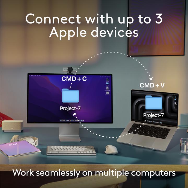 Immagine prodotto Logitech MX Keys S for Mac (CH, Senza fili)