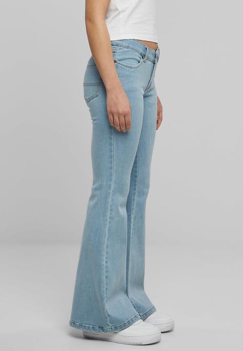 Actual product image Urban Classics Ladies Organic Low Waist Flared Denim (31)