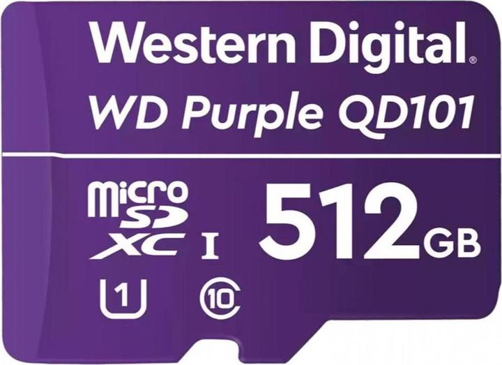 Produktbild WD Purple QD101 (512 GB, microSDXC, U1, UHS-I)
