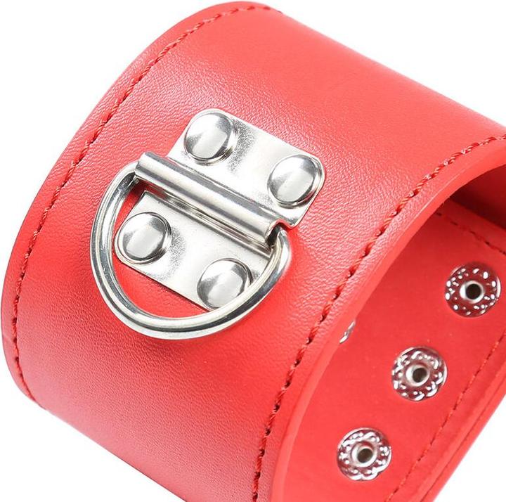Actual product image Ohmama Fetish Wrist Restraint Snap Lock