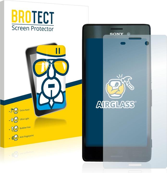 Image du produit BROTECT Film de vitre blindée AirGlass (1 pièce(s), Sony Xperia M4 Aqua)