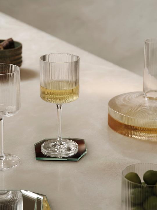 Actual product image Ferm Living Ripple (26 cl, 2 Glasses, White wine glasses)