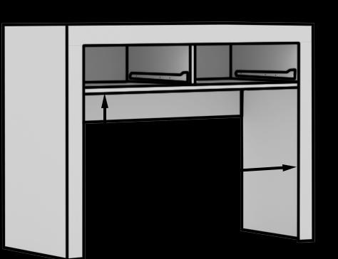 Produktbild ADRK Furniture Schreibtisch 2SZ CESIRO