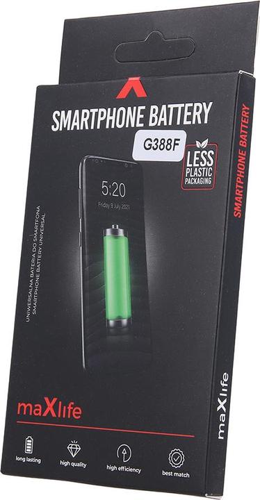 Actual product image Maxlife battery for Samsung Galaxy Xcover 3 G388F EB-BG388BBE 2200mAh (Rechargeable battery)