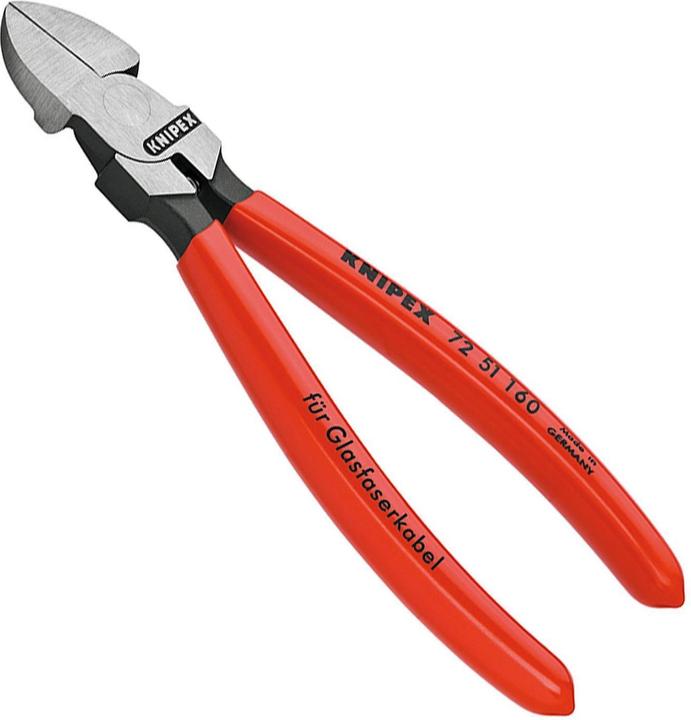 Actual product image Knipex Side cutters for fibre optic cables (160 mm)