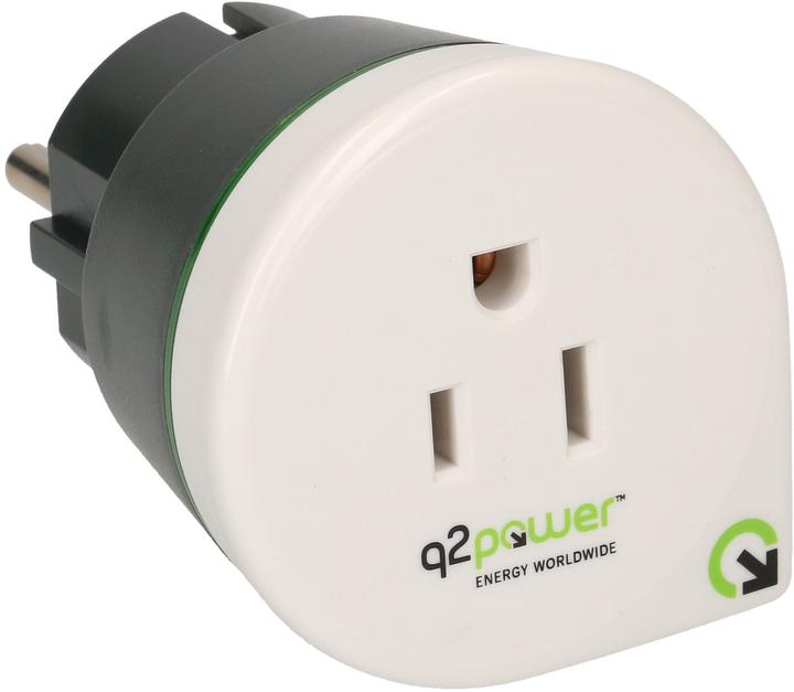 Immagine prodotto Q2 Power Adattatore di viaggio da USA a Europa