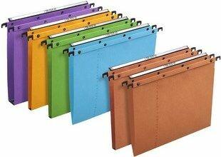 Actual product image Elba Suspension files AZO Ultimate, for drawers, orange (A4, 10 x)