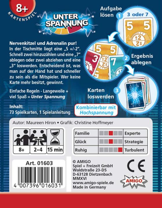 Actual product image Amigo Under voltage (German)
