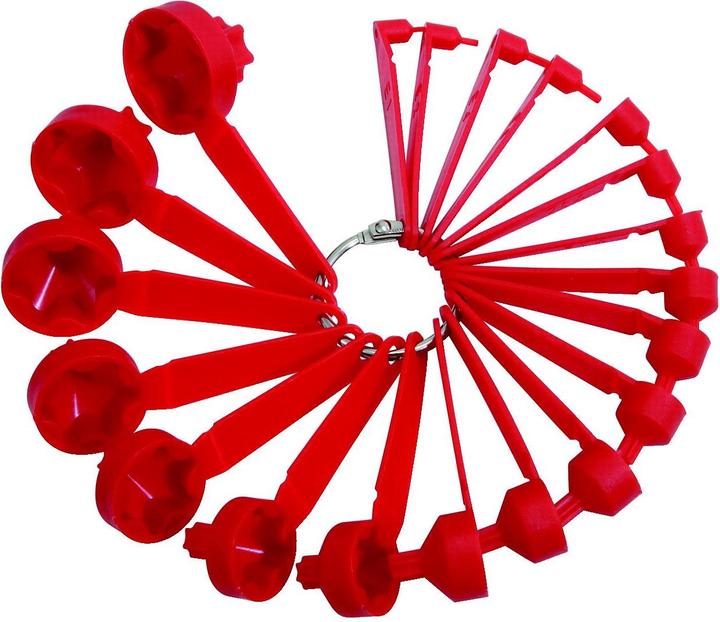 Image du produit KS Tools TORX Gabarit, 20 pcs, E1xT5-E30xT70