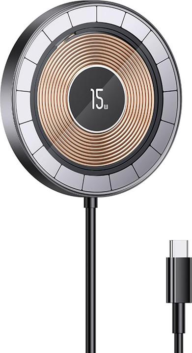 Image du produit Usams Ład. indukcyjna US-CD183 magnetic 15W czarny/black CD183CDX01 (15 W)
