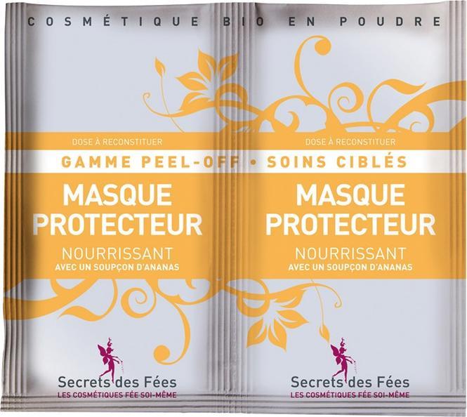 Secrets des Fées Schützende BIO-Gesichtsmaske nährend Ananas - 2x8g -