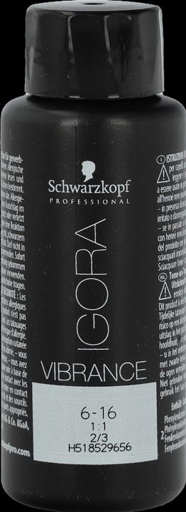 Image du produit Schwarzkopf Professional Igora Vibrance - 6-16 Blond Foncé Chocolat (Blond, Marron, Gris)