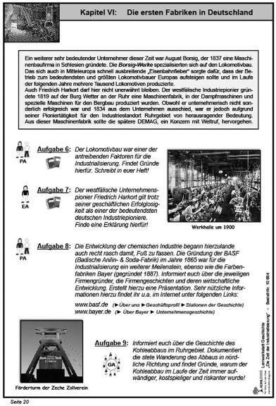 Produktbild Lernwerkstatt - Die Zeit der Industrialisierung (Deutsch, Moritz Quast, Lynn-Sven Kohl, 2006)