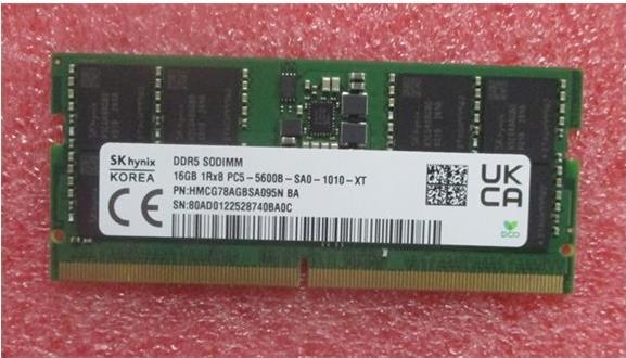 Image du produit HP N38627-001 (1 x 16GB, 5600 MHz, RAM DDR5, SO-DIMM)