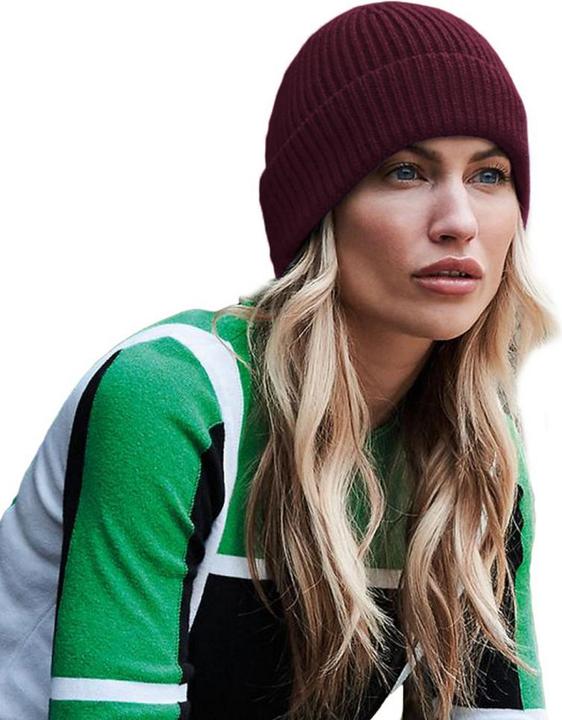 Image du produit Beechfield Bonnet en tricot côtelé Engineer (Taille unique)