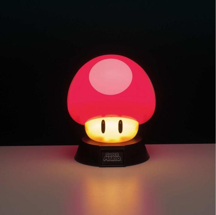 Actual product image Paladone Products Super Mario Lamp Power-Up Mushroom