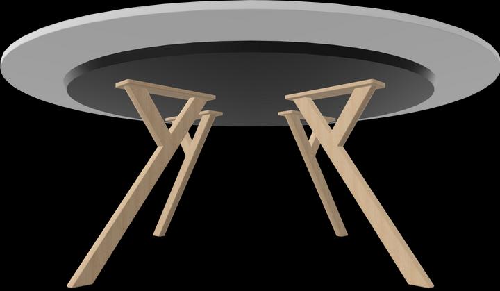Actual product image Dietiker Felber T14 meeting table Round (2000 x 2000 x 720 mm)